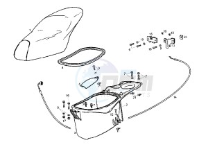 ATLANTIS O2 TWO CHIC - 50 cc drawing SEAT