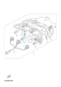 YN50FM NEO'S 4 (2CG7) drawing TAILLIGHT