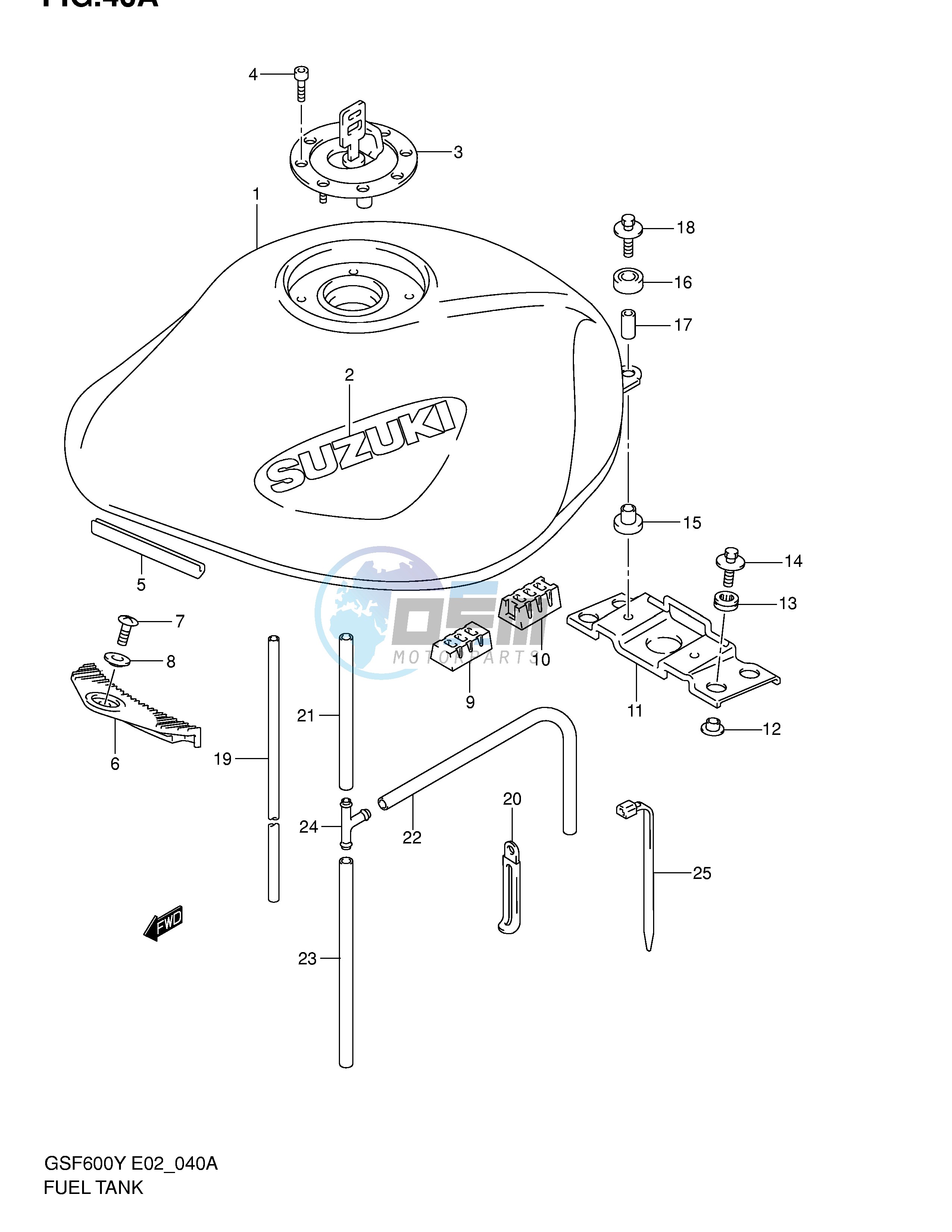 FUEL TANK (MODEL K2)