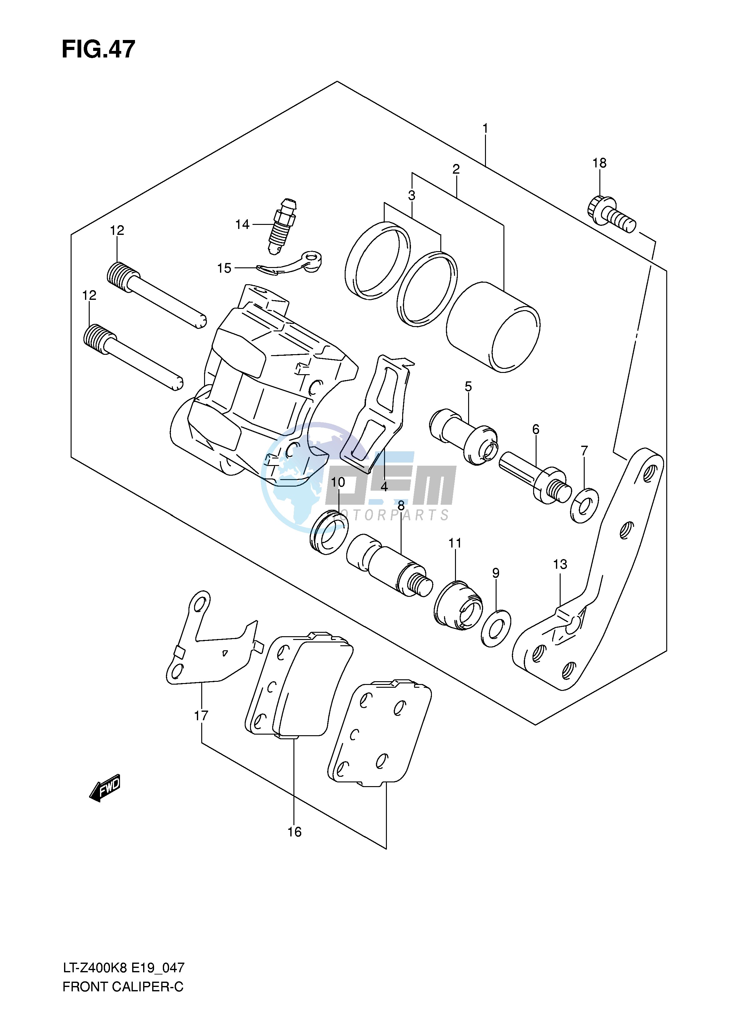 FRONT CALIPER