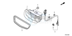 TRX420FEC drawing TAILLIGHT