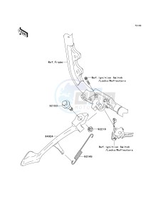 VN 2000 D [VULCAN 2000 LIMITED] (D1) D1 drawing STAND-- S- -