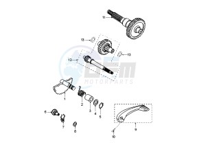 LUDIX 10 ONE - 50 cc drawing GEAR GROUP