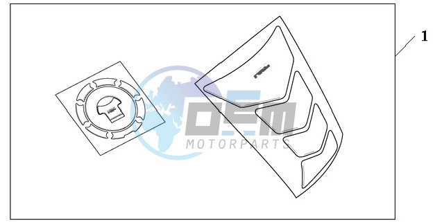 TANKPAD / FUEL LID COVER