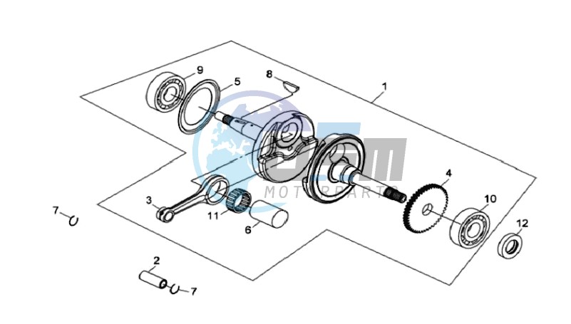 CRANKSHAFT / PISTON / PISTON RING