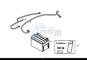 MIO 50I (25 KM/H) (FS05W1-NL) (E4) (L8-M0) drawing BATTERY TOOL BOX