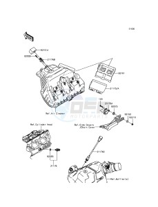 NINJA ZX-10R ABS ZX1000KFFA FR XX (EU ME A(FRICA) drawing Fuel Injection