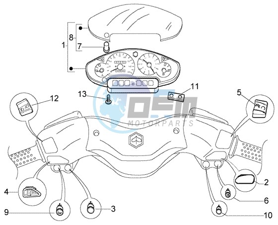 Electrical device - Speedometers Kms