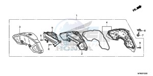 CB1000RD CB1000R UK - (E) drawing METER