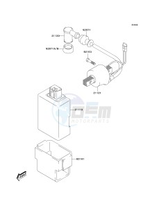 KLX 125 B [KLX125L] (B1-B3) [KLX125L] drawing IGNITION SYSTEM