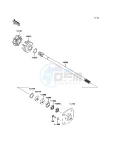 JET SKI ULTRA 300X JT1500HBF EU drawing Drive Shaft