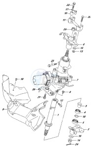 LT-A500XP drawing STEERING SHAFT