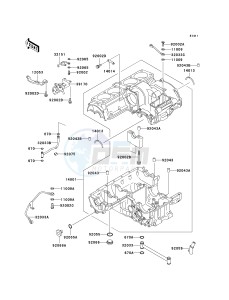 ZG 1200 B [VOYAGER XII] (B15-B17) [VOYAGER XII] drawing CRANKCASE