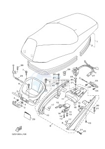 HW151 XENTER 150 (52S3) drawing SEAT