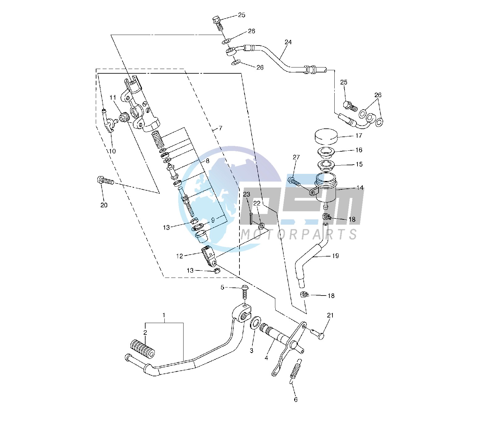 REAR MASTER CYLINDER