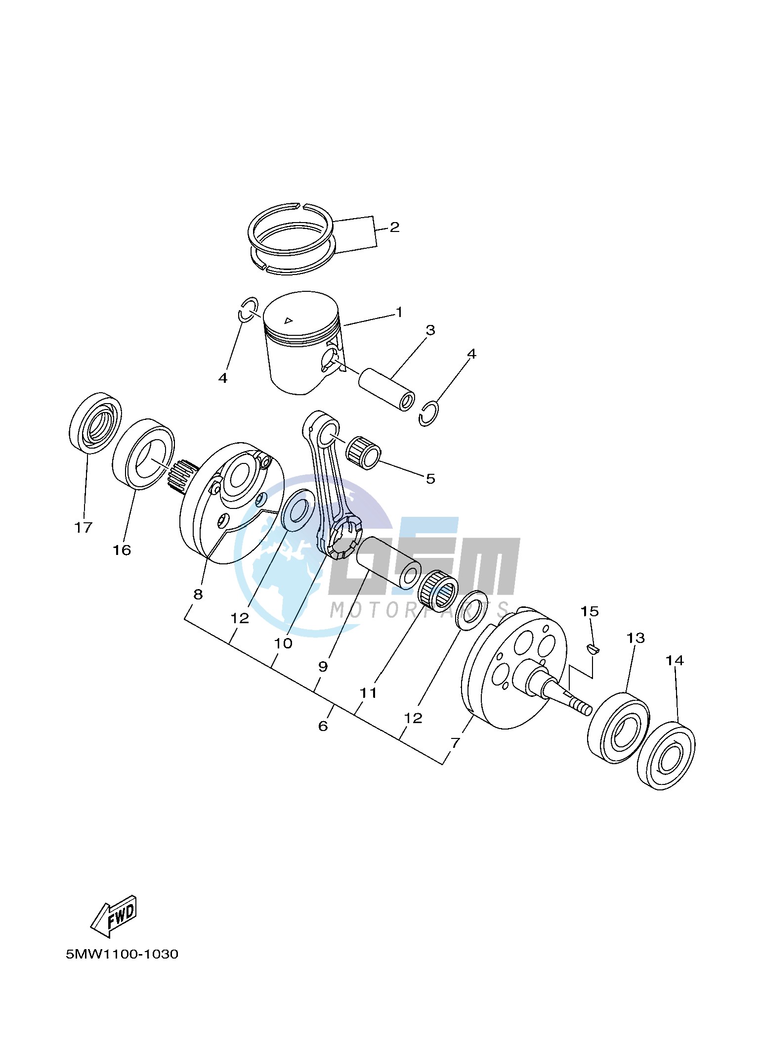 CRANKSHAFT & PISTON