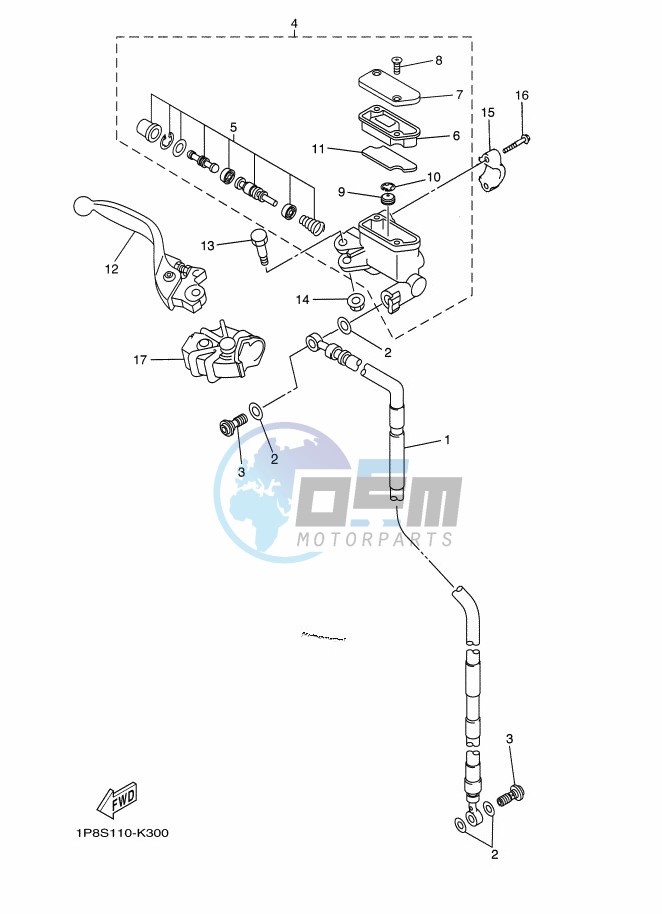 FRONT MASTER CYLINDER