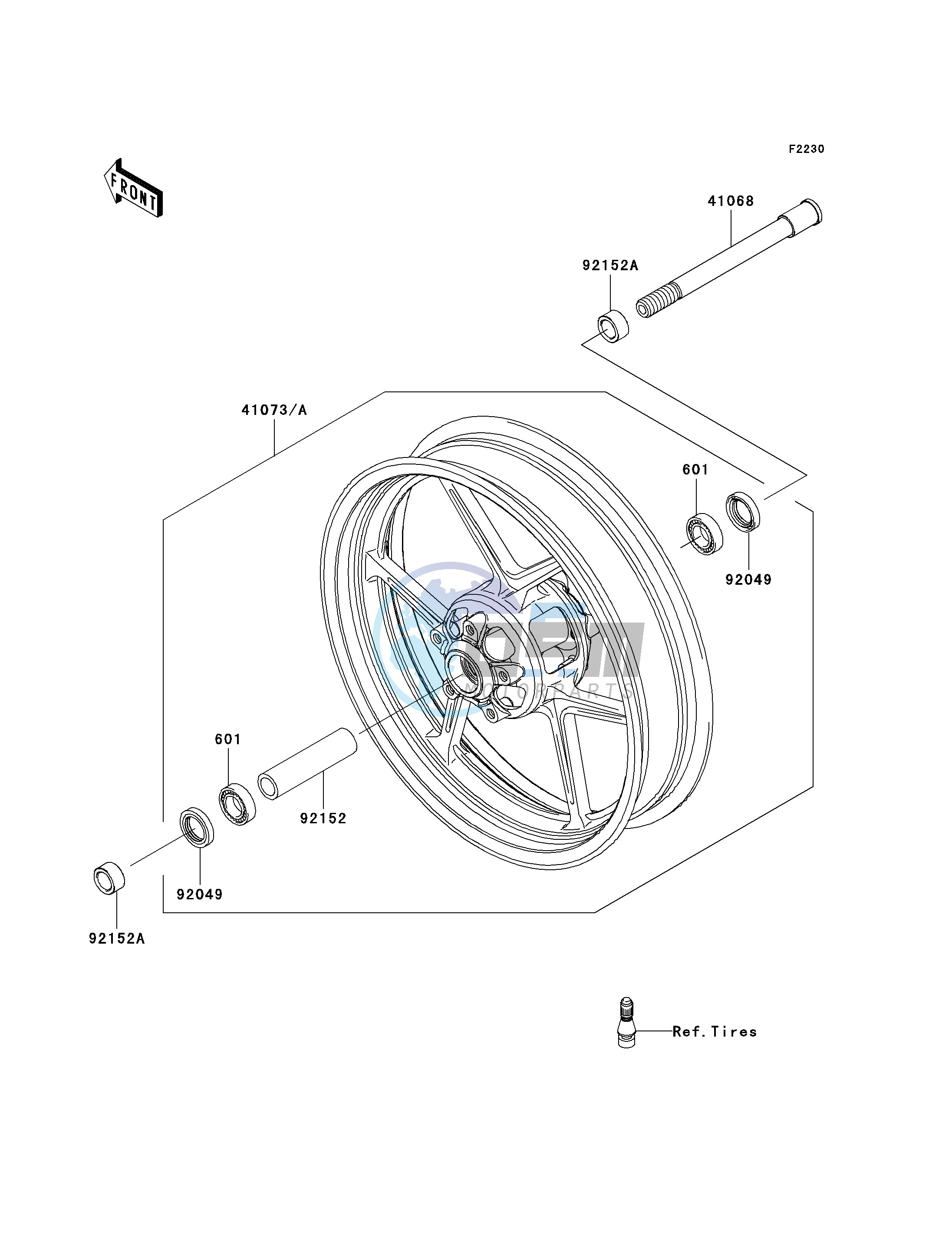 FRONT HUB