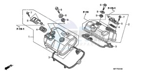 XL700V9 ED drawing CYLINDER HEAD COVER