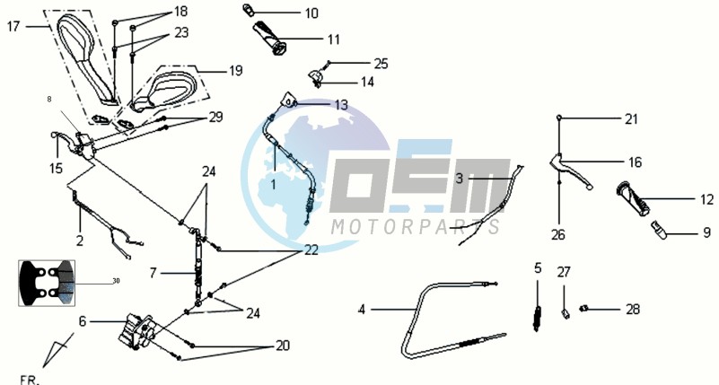 BRAKE CALIPER / BRAKE LEVER / MIRRORS