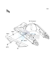 NINJA_ZX-6R ZX600P7F FR GB XX (EU ME A(FRICA) drawing Chain Cover