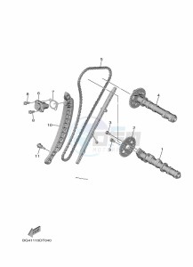 YXE850EN YX85EPAL (BAN6) drawing CAMSHAFT & CHAIN