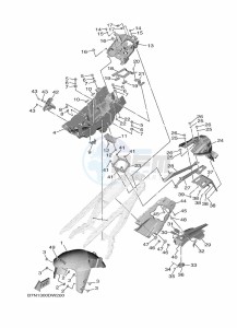 MT-09 MTN890 (B7N1) drawing FENDER