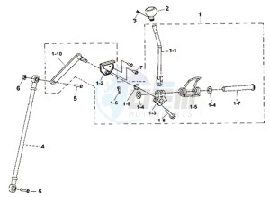 TRACKRUNNER 200 drawing GEAR AXLE - LEVER