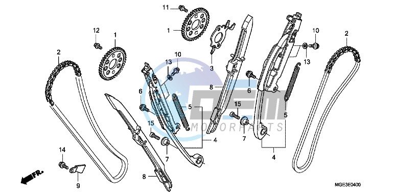 CAM CHAIN/TENSIONER