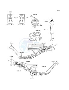 AN 110 C (C6-C7) drawing DECALS-- GREEN_BLACK- --- AN110-C6- -