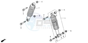 TRX350FE RANCHER 4X4 ES drawing FRONT CUSHION