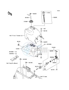 KVF360_4X4 KVF360ABF EU GB drawing Fuel Tank