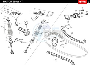 TANGO-250-WHITE drawing VALVES - DISTRIBUTION CHAIN