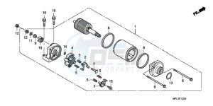 CBR1000RA9 Europe Direct - (ED / ABS MME) drawing STARTING MOTOR