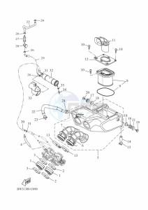 XTZ690D-B TENERE 700 (BW35) drawing INTAKE