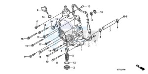 SH1259 France - (F / CMF) drawing RIGHT CRANKCASE COVER