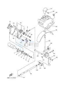 YXE700E YXE70WPAH WOLVERINE R-SPEC EPS (BW12) drawing SHIFT SHAFT