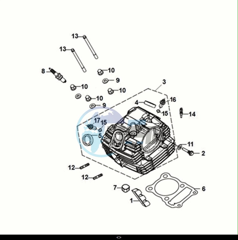 CYLINDERHEAD - SPARKPLUG