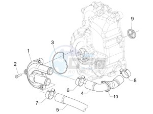 GTS 300 ie Super Sport drawing Cooler pump