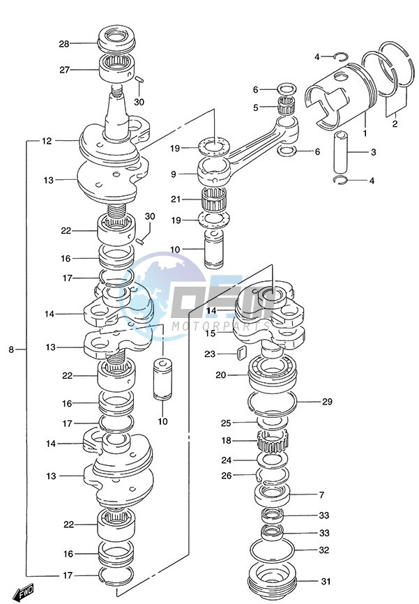 Crankshaft (1986 to 1995)