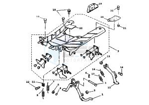 BW'S 100 drawing STAND-FOOTREST