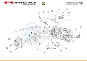 BYE-BIKE-EURO4-RED 50 drawing MAGNETIC - FLYWHEEL