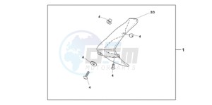 SH1259 France - (F / CMF) drawing KNUCKLE VISOR SET