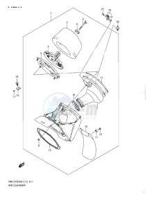 RM-Z 450 drawing AIR CLEANER (K8-L1)