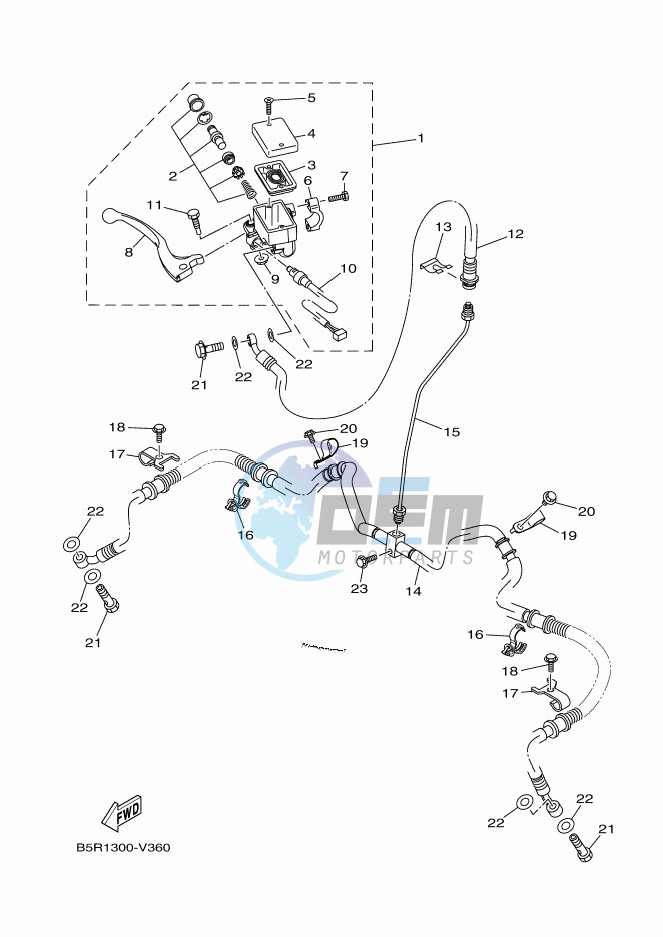 FRONT MASTER CYLINDER