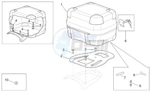 Scarabeo 50 2t (eng. Minarelli) drawing Top box with angulars