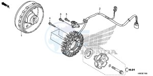 TRX500FM5F TRX500FM Europe Direct - (ED) drawing GENERATOR