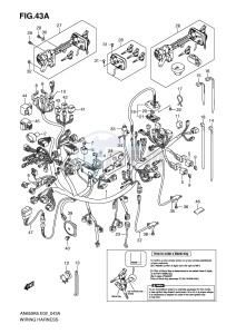 AN650 (E2) Burgman drawing WIRING HARNESS (AN650AZK8 E2 E19)