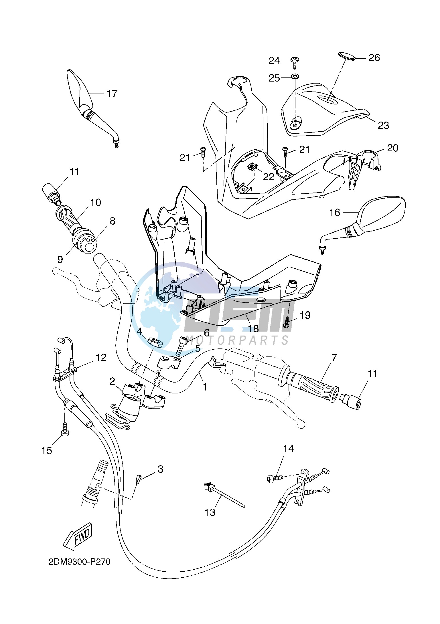 STEERING HANDLE & CABLE