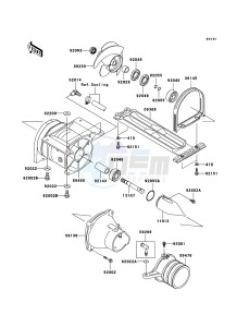 JET SKI 800 SX-R JS800A9F EU drawing Jet Pump